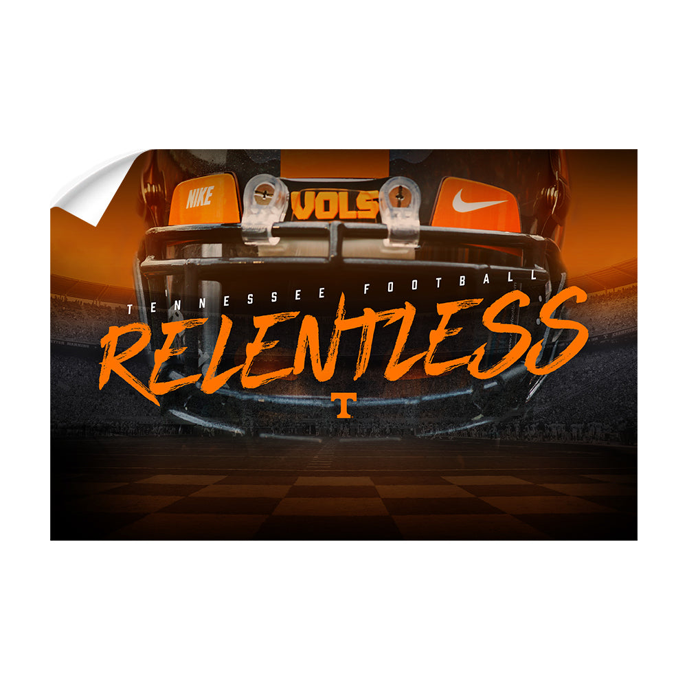 Tennessee Volunteers - Relentless - College Wall Art #Canvas