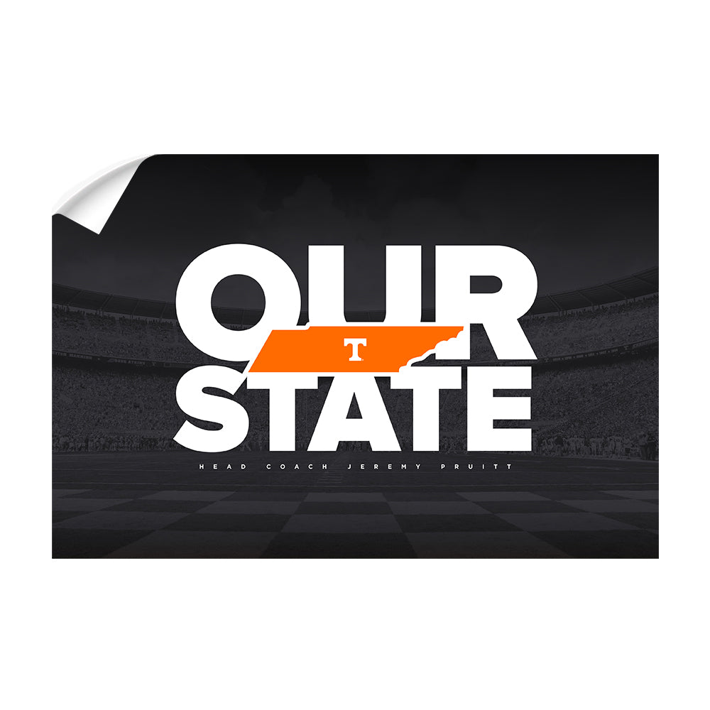 Tennessee Volunteers - Our State - College Wall Art #Canvas