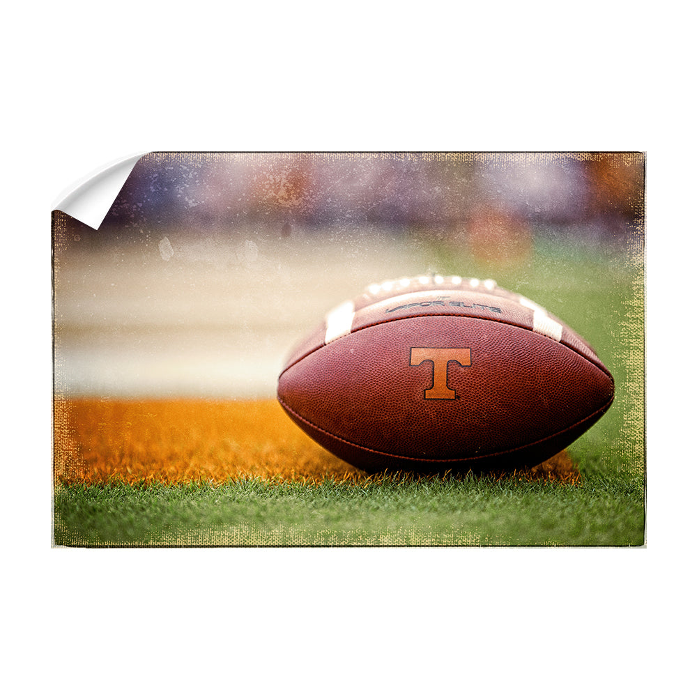 Tennessee Volunteers - Vintage Footballs - College Wall Art #Canvas