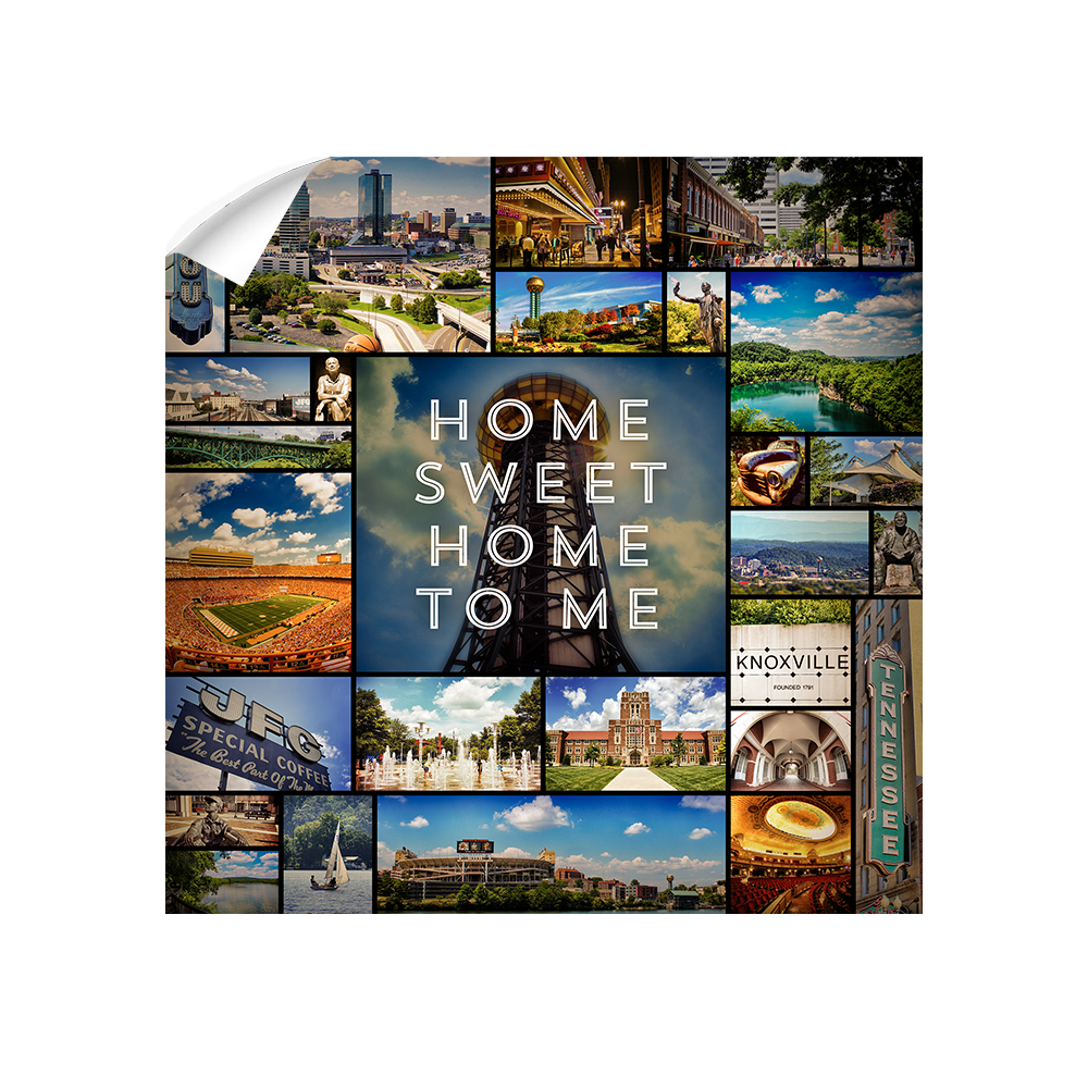 Tennessee Volunteers - Home Sweet Home - College Wall Art #Canvas
