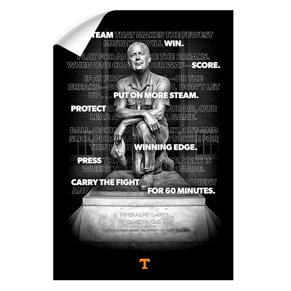  Tennessee Volunteers - Game Maxims - College Wall Art #Canvas