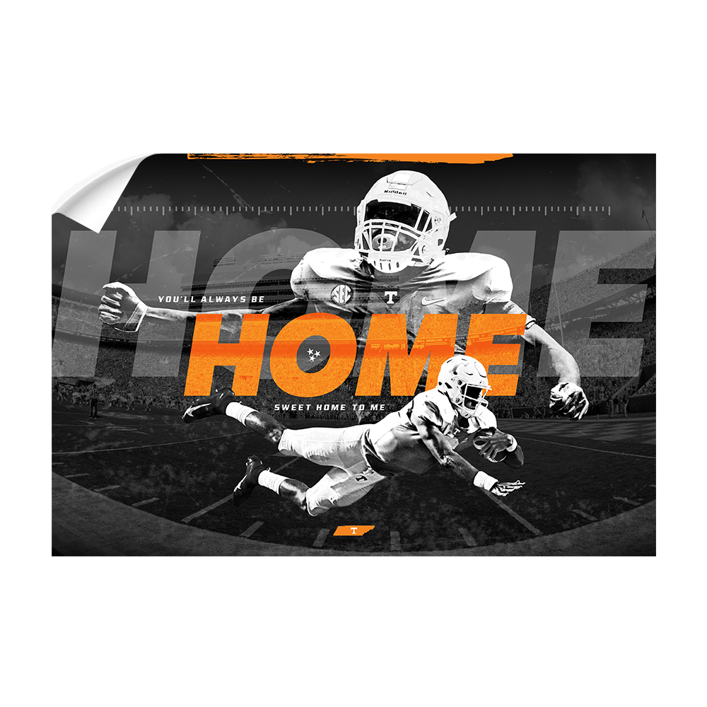 Tennessee Volunteers - Home - College Wall Art #Canvas