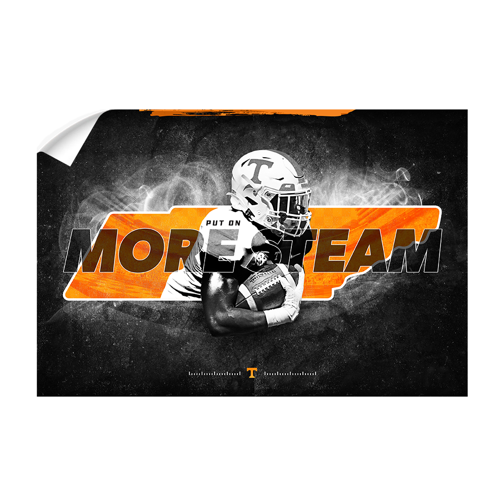 Tennessee Volunteers - More Steam - College Wall Art #Canvas