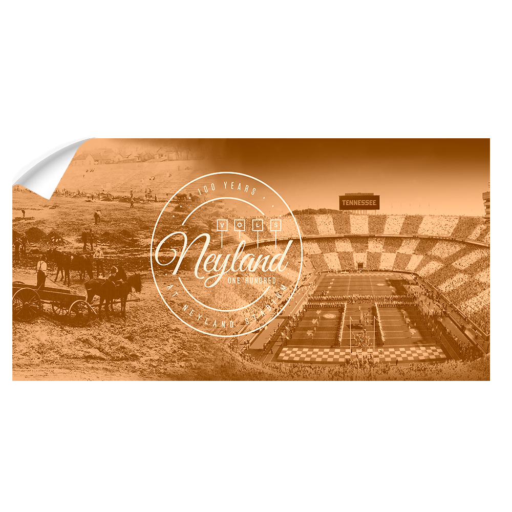 Tennessee Volunteers - Neyland 100 - College Wall Art #Canvas