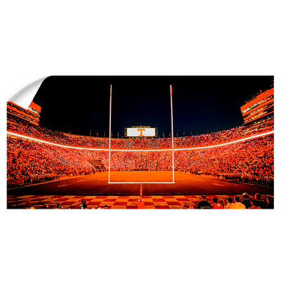 Tennessee Volunteers - Light Up Neyland Panoramic - College Wall Art #Wall Decal