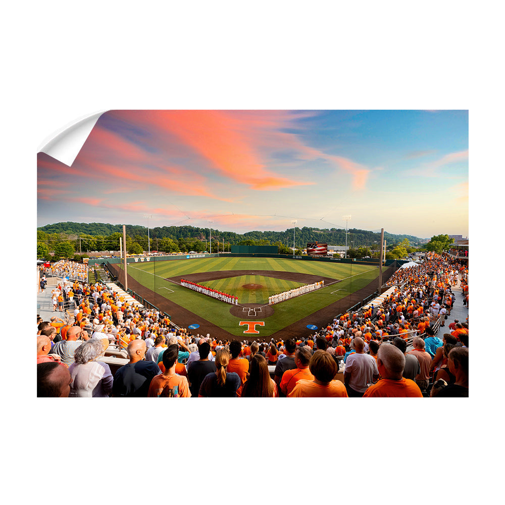 Tennessee Volunteers - Baseball Time in Tennessee - College Wall Art #Canvas