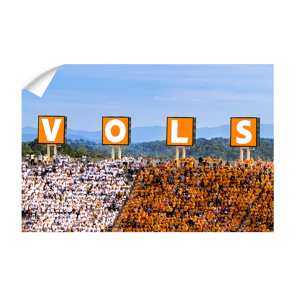 Tennessee Volunteers - Vols Checkerboard - College Wall Art #Canvas