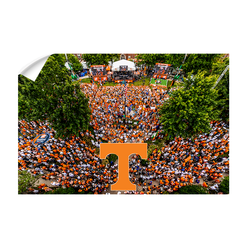 Tennessee Volunteers - Game Day Aerial - College Wall Art #Canvas