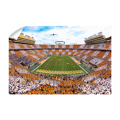 Tennessee Volunteers - Vols Beat the Gators Checkerboard Neyland Flyover - College Wall Art #Wall Decal