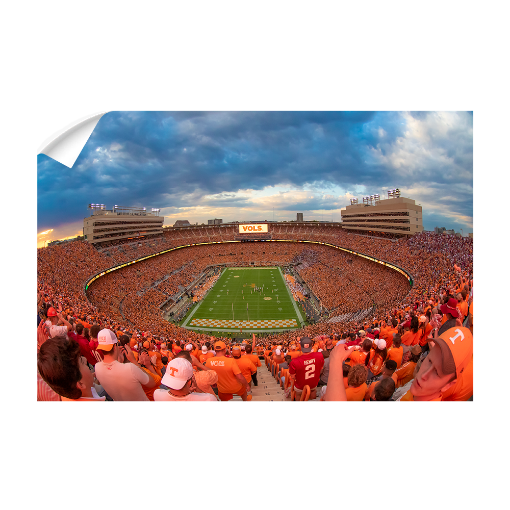 Tennessee Volunteers - Neyland Stadium Orange Out - College Wall Art #Canvas