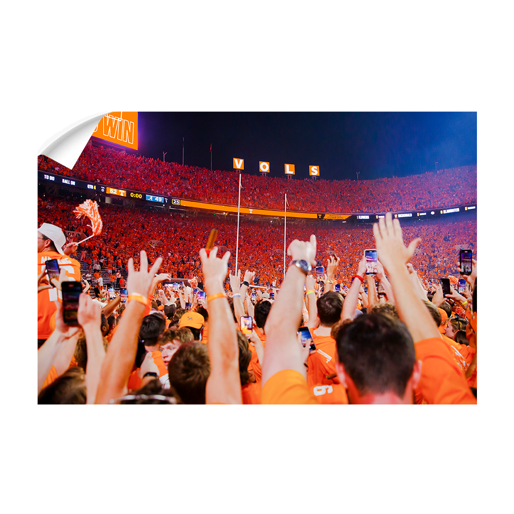 Tennessee Volunteers - Vols Celebrate - College Wall Art #Canvas