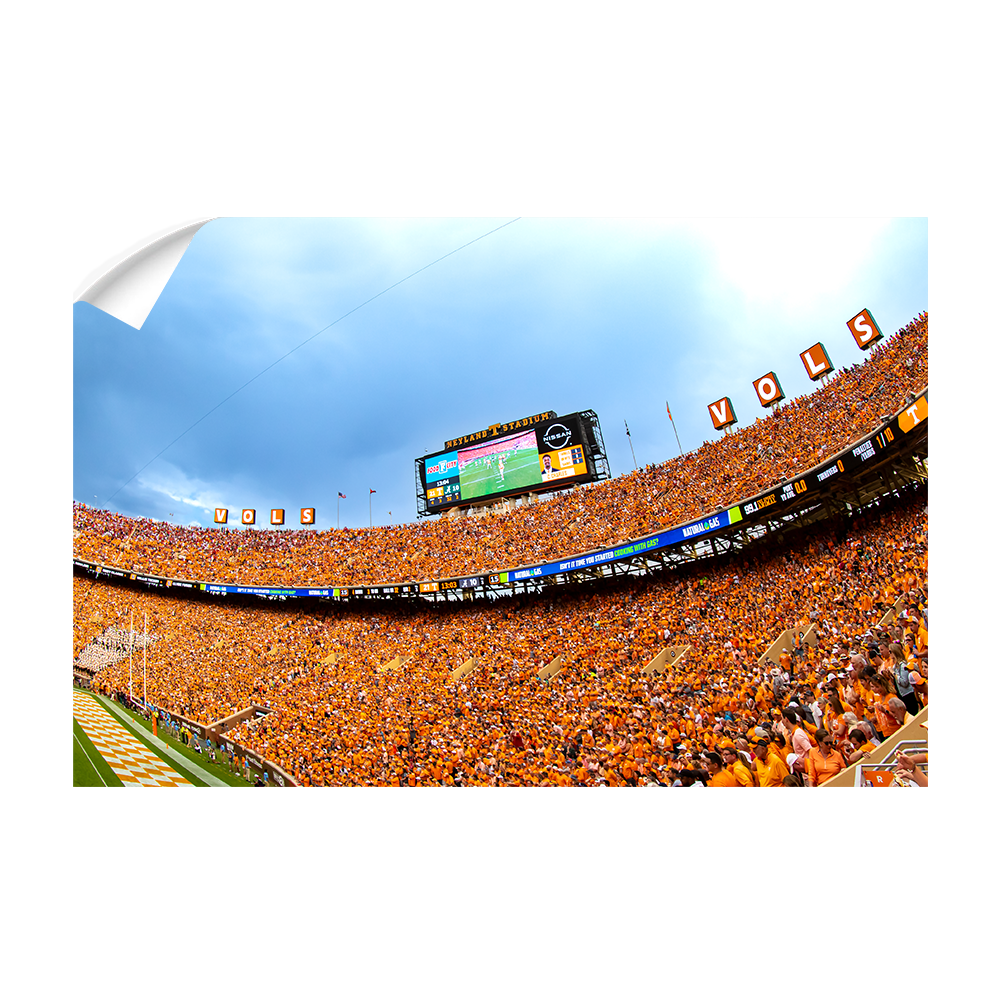Tennessee Volunteers - VOLS VOLS Orange Out - College Wall Art #Canvas