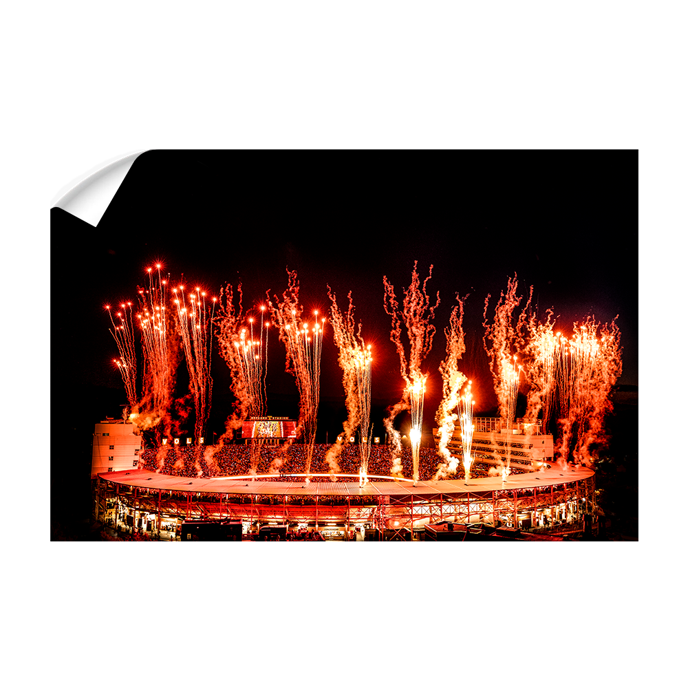 Tennessee Volunteers - Lighting up Neyland Stadium - College Wall Art #Canvas