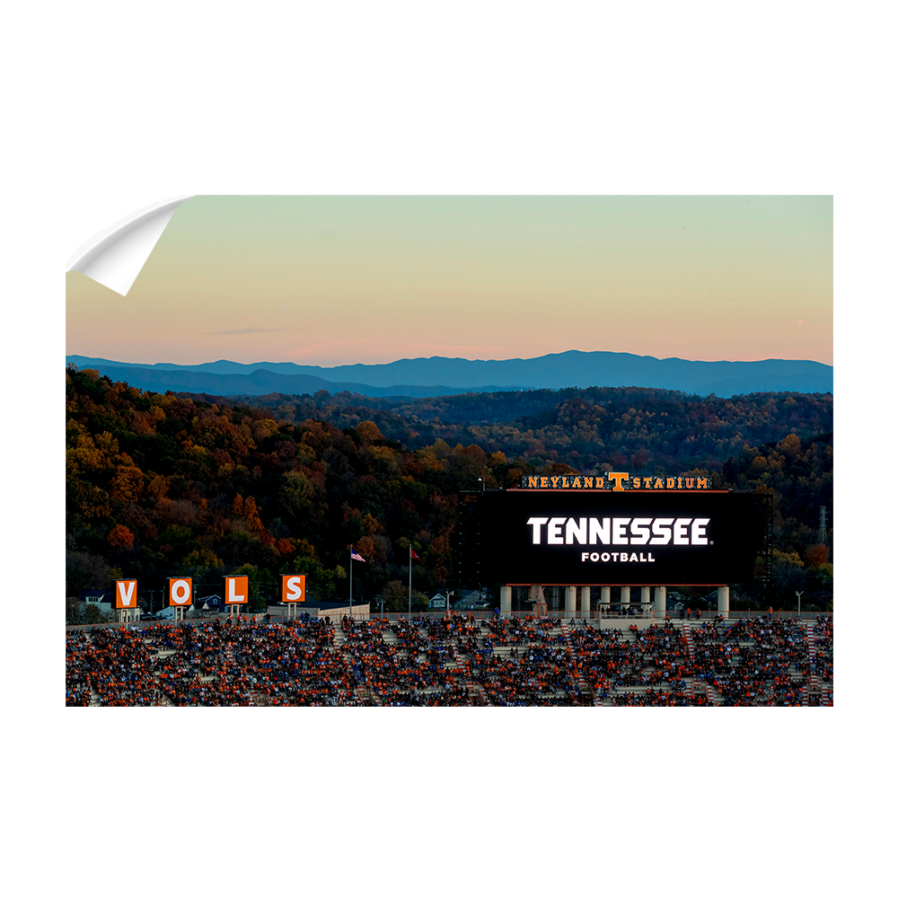 Tennessee Volunteers - Tennessee Football on an Autumn Day - College Wall Art #Canvas