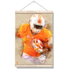 Tennessee Volunteers - Run Watercolor - College Wall Art #Hanging Canvas