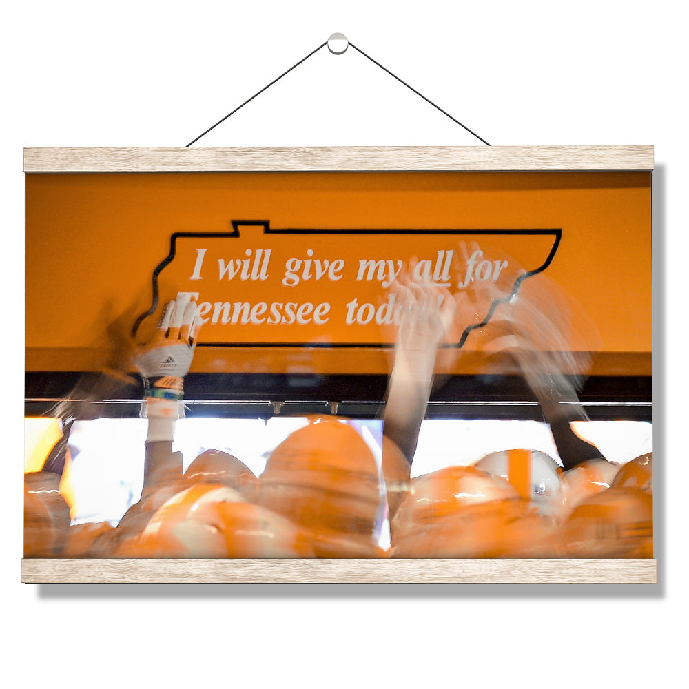 Tennessee Volunteers - Give My All - College Wall Art #Canvas