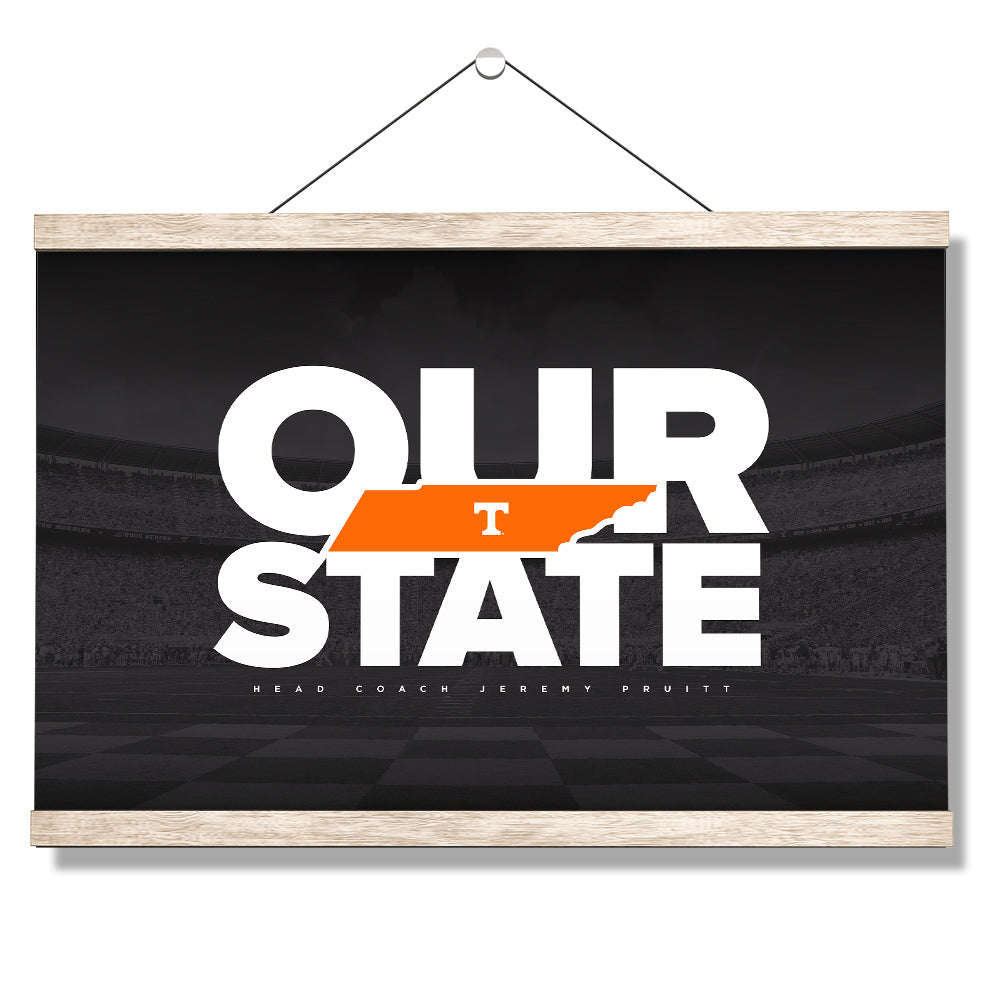Tennessee Volunteers - Our State - College Wall Art #Canvas