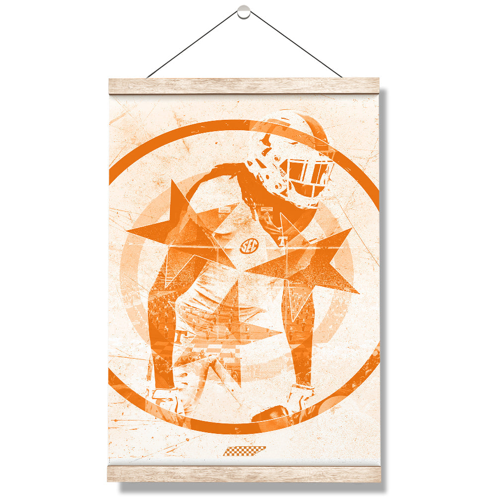 Tennessee Volunteers - Tri Star TN - College Wall Art #Canvas