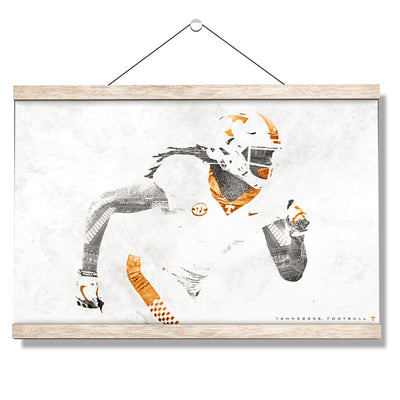 Tennessee Volunteers - Double Exposure T - College Wall Art #Hanging Canvas