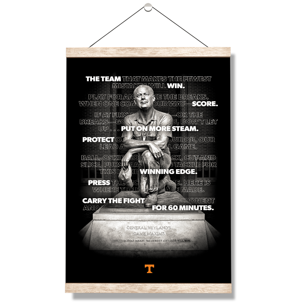  Tennessee Volunteers - Game Maxims - College Wall Art #Canvas