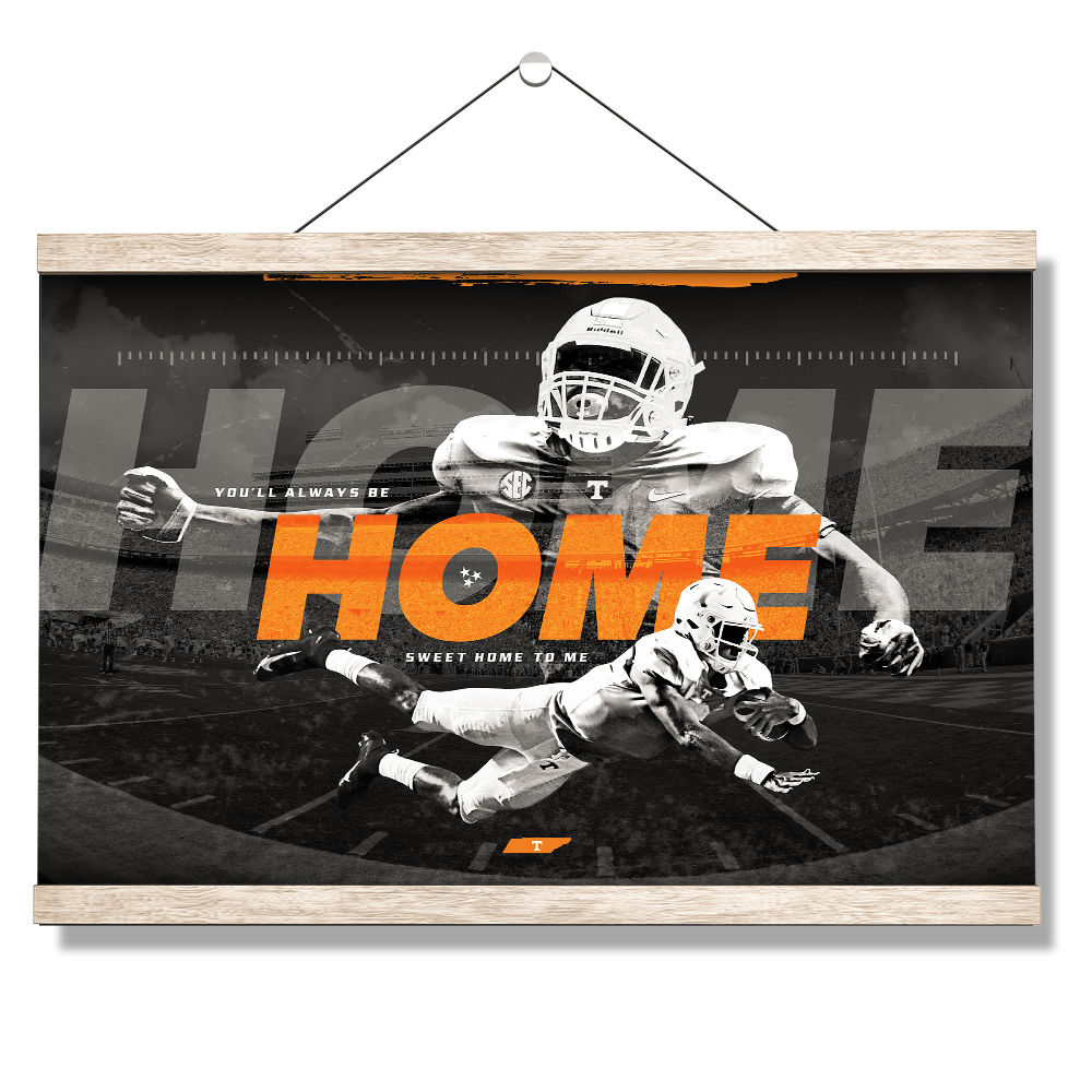 Tennessee Volunteers - Home - College Wall Art #Canvas