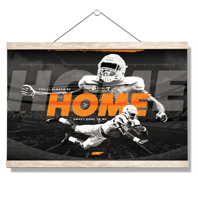 Tennessee Volunteers - Home - College Wall Art #Hanging Canvas