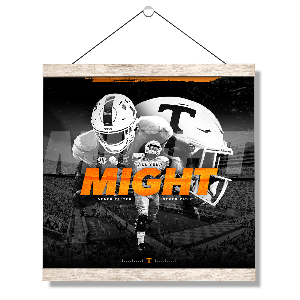 Tennessee Volunteers - Might - College Wall Art #Canvas