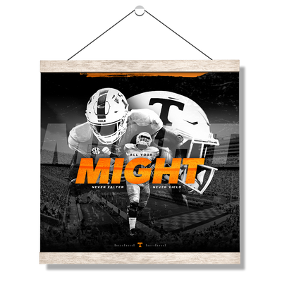 Tennessee Volunteers - Might - College Wall Art #Hanging Canvas