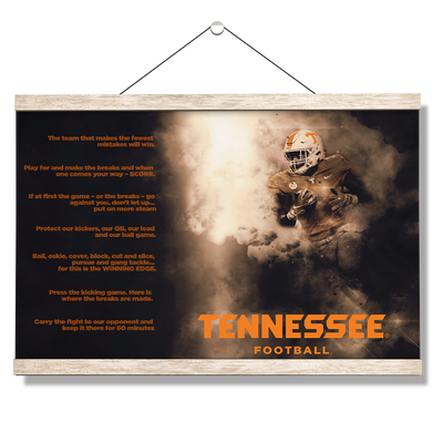 Tennessee Volunteers - Tennessee Football Game Maxims - College Wall Art #Hanging Canvas