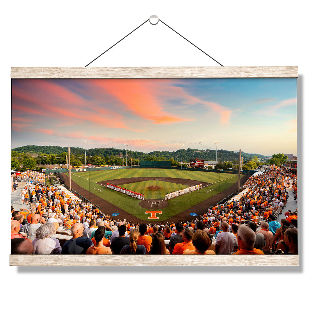 Tennessee Volunteers - Baseball Time in Tennessee - College Wall Art #Canvas