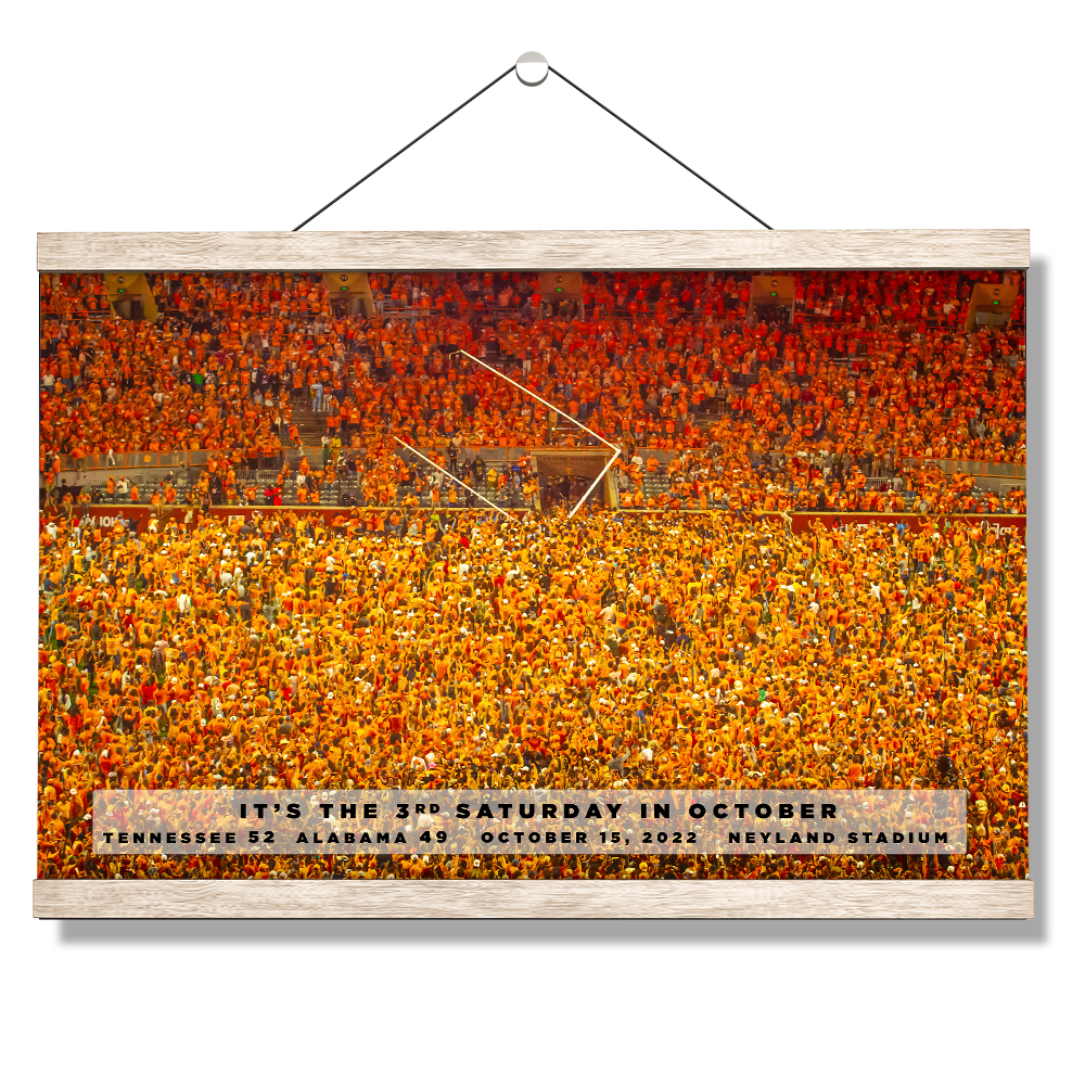 Tennessee Volunteers - Goal Post is Coming Down - College Wall Art #Canvas 