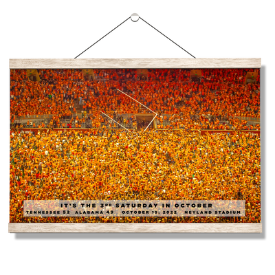 Tennessee Volunteers - Goal Post is Coming Down - College Wall Art  #Hanging Canvas