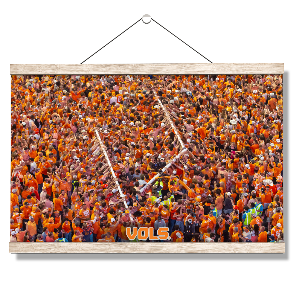 Tennessee Volunteers - The Goal Post is Down - College Wall Art #Canvas