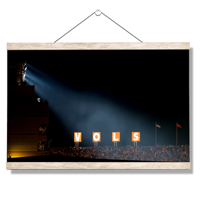 Tennessee Volunteers - VOLS Under the Lights - College Wall Art #Hanging Canvas