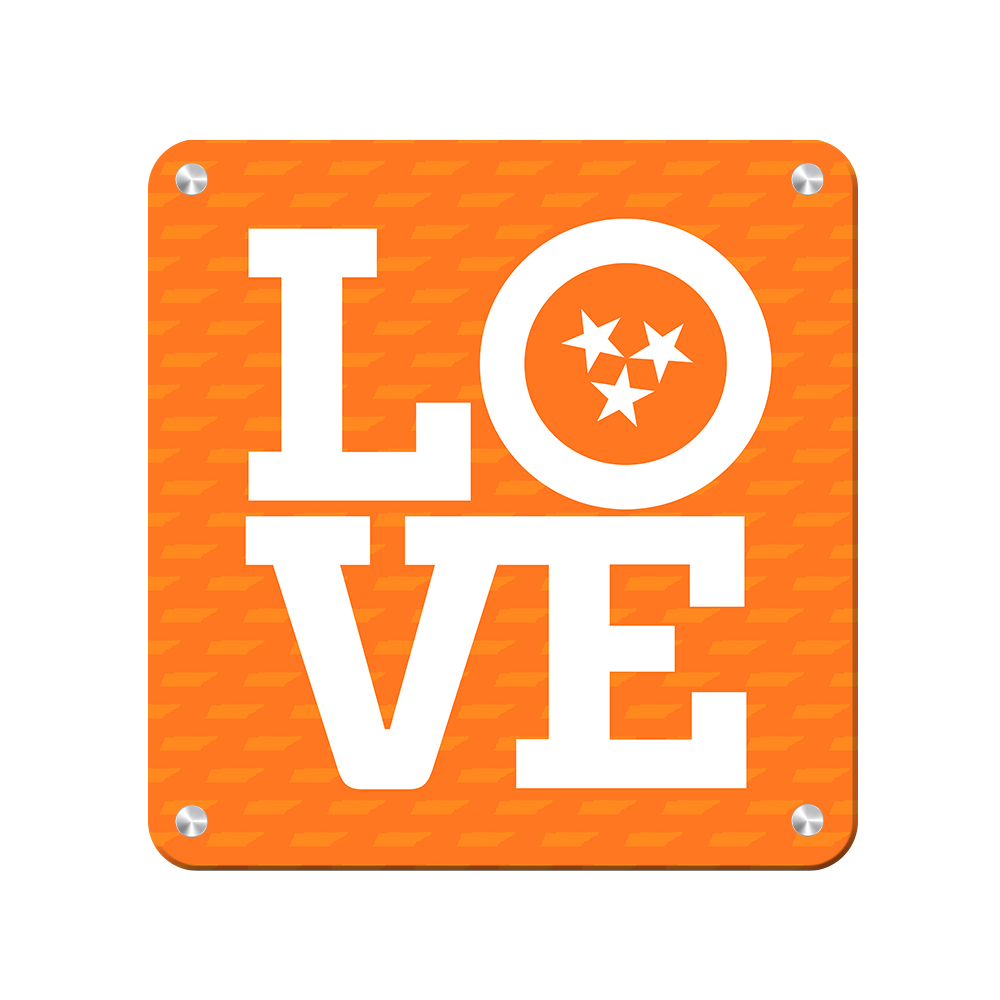 Tennessee Volunteers - TN Love - College Wall Art #Canvas