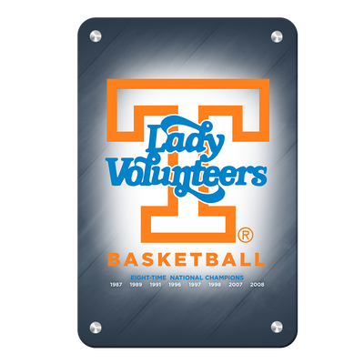 Tennessee Volunteers - Lady Vols Basketball - College Wall Art #Metal