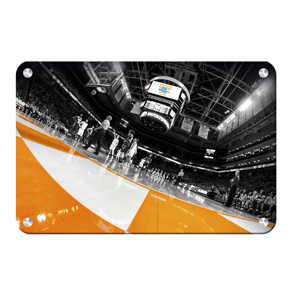 Tennessee Volunteers - Lady Vol Swish - College Wall Art #Canvas