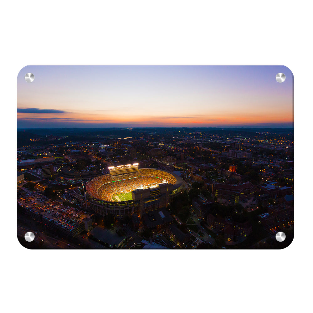 Tennessee Volunteers - Aerial Neyland Sunset - College Wall Art #Canvas