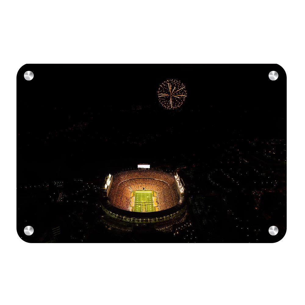 Tennessee Volunteers - Fireworks Aerial - College Wall Art #Canvas