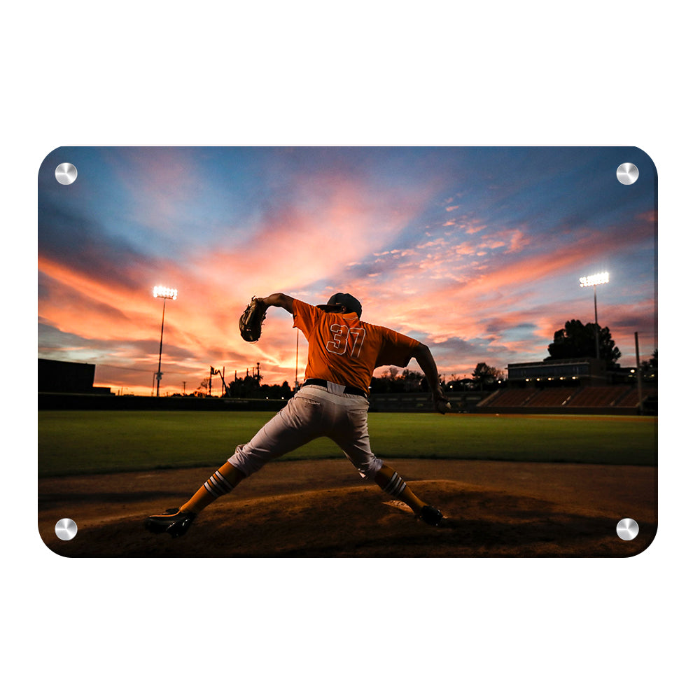 Tennessee Volunteers - Sunset Pitch - College Wall Art #Canvas