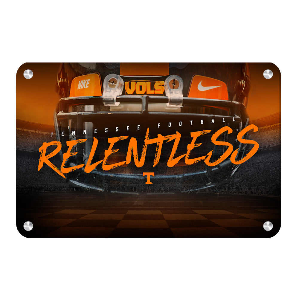 Tennessee Volunteers - Relentless - College Wall Art #Canvas