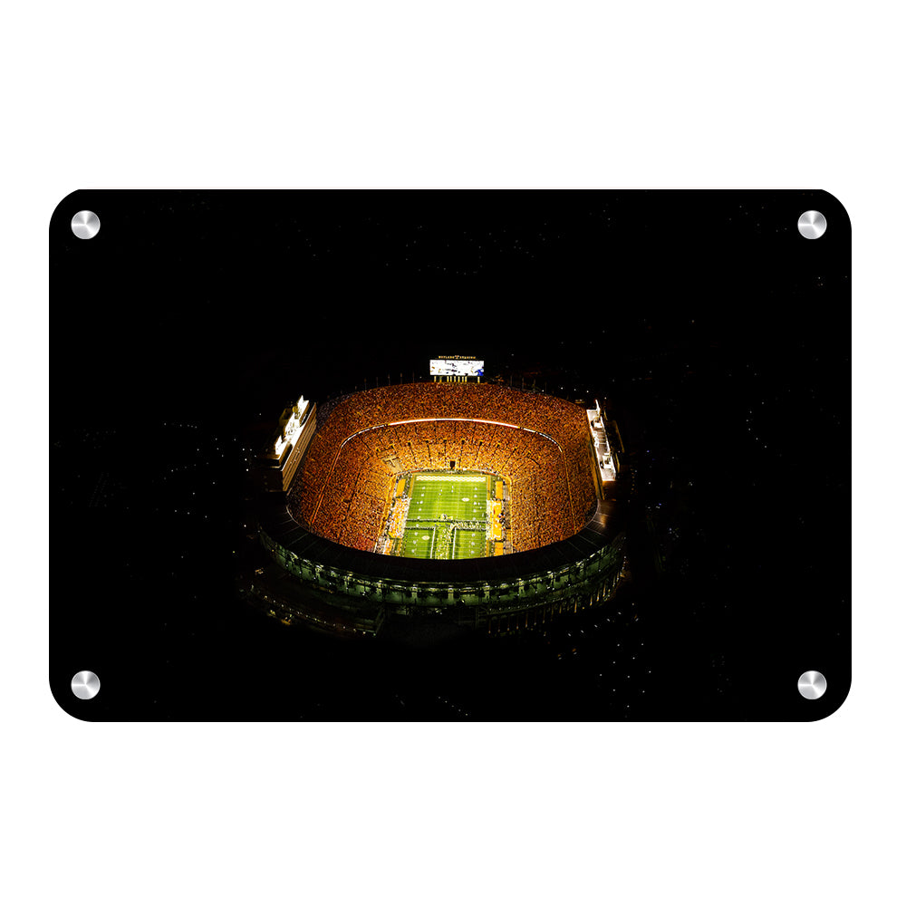 Tennessee Volunteers - Aerial Running Thru the T - College Wall Art #Canvas