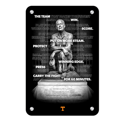 Tennessee Volunteers - Game Maxims - College Wall Art #Metal