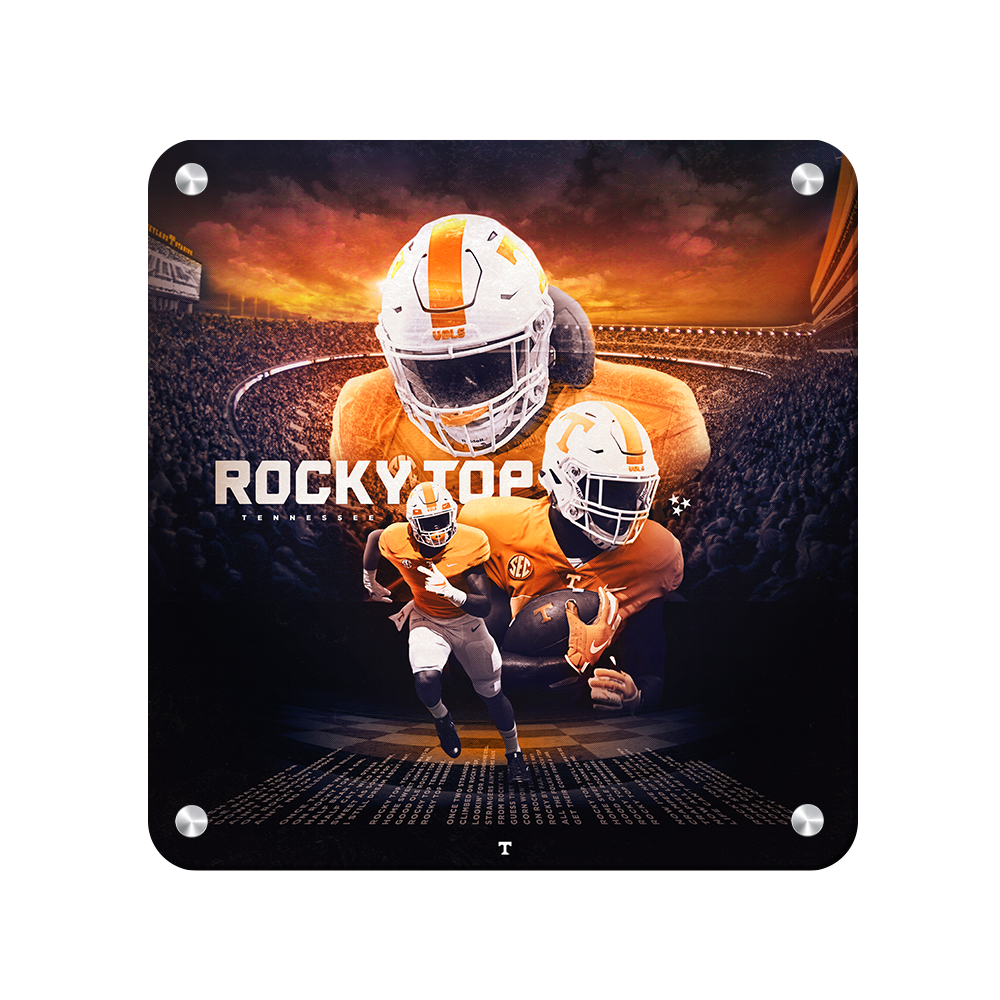 Tennessee Volunteers - Rocky Top Sunset - College Wall Art #Canvas