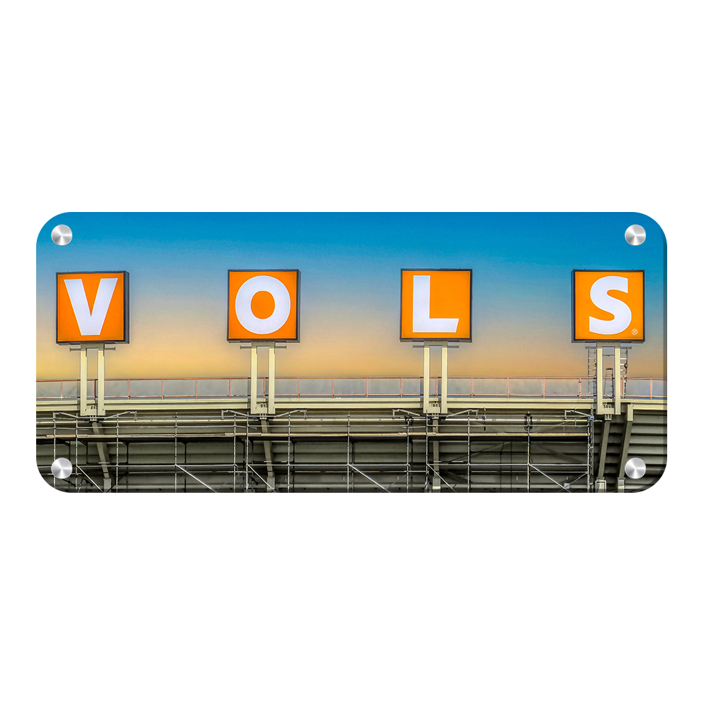 Tennessee Volunteers - V-O-L-S - College Wall Art #Canvas