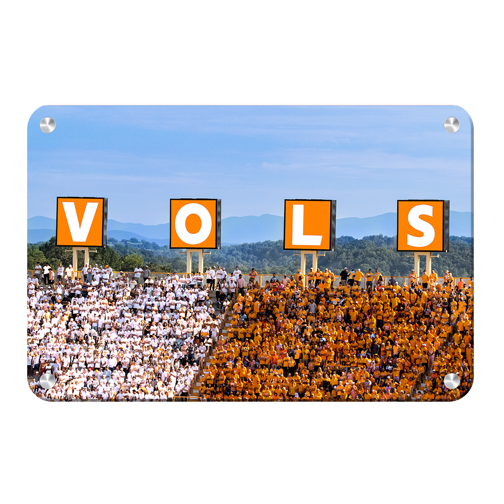 Tennessee Volunteers - Vols Checkerboard - College Wall Art #Canvas