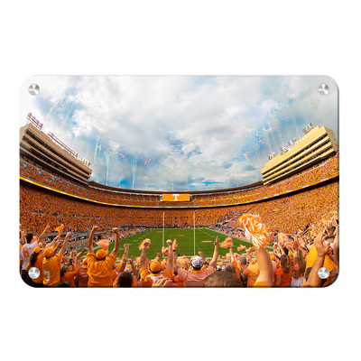 Tennessee Volunteers - Give Him Six End Zone - College Wall Art #Metal