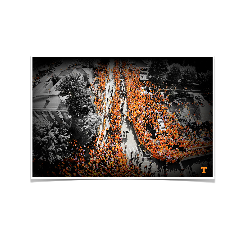 Tennessee Volunteers - Vol Walk - College Wall Art #Canvas