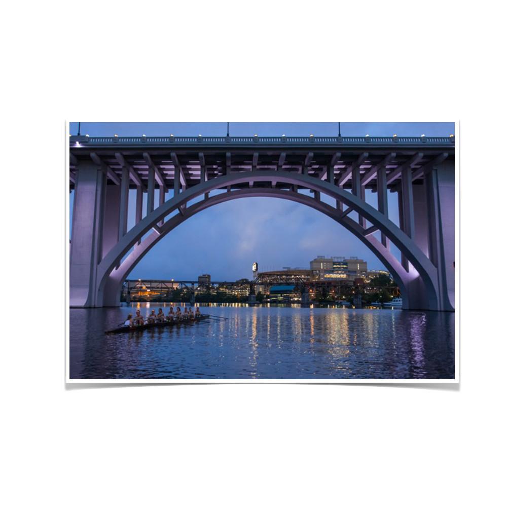 Tennessee Volunteers - Morning Row - College Wall Art #Canvas