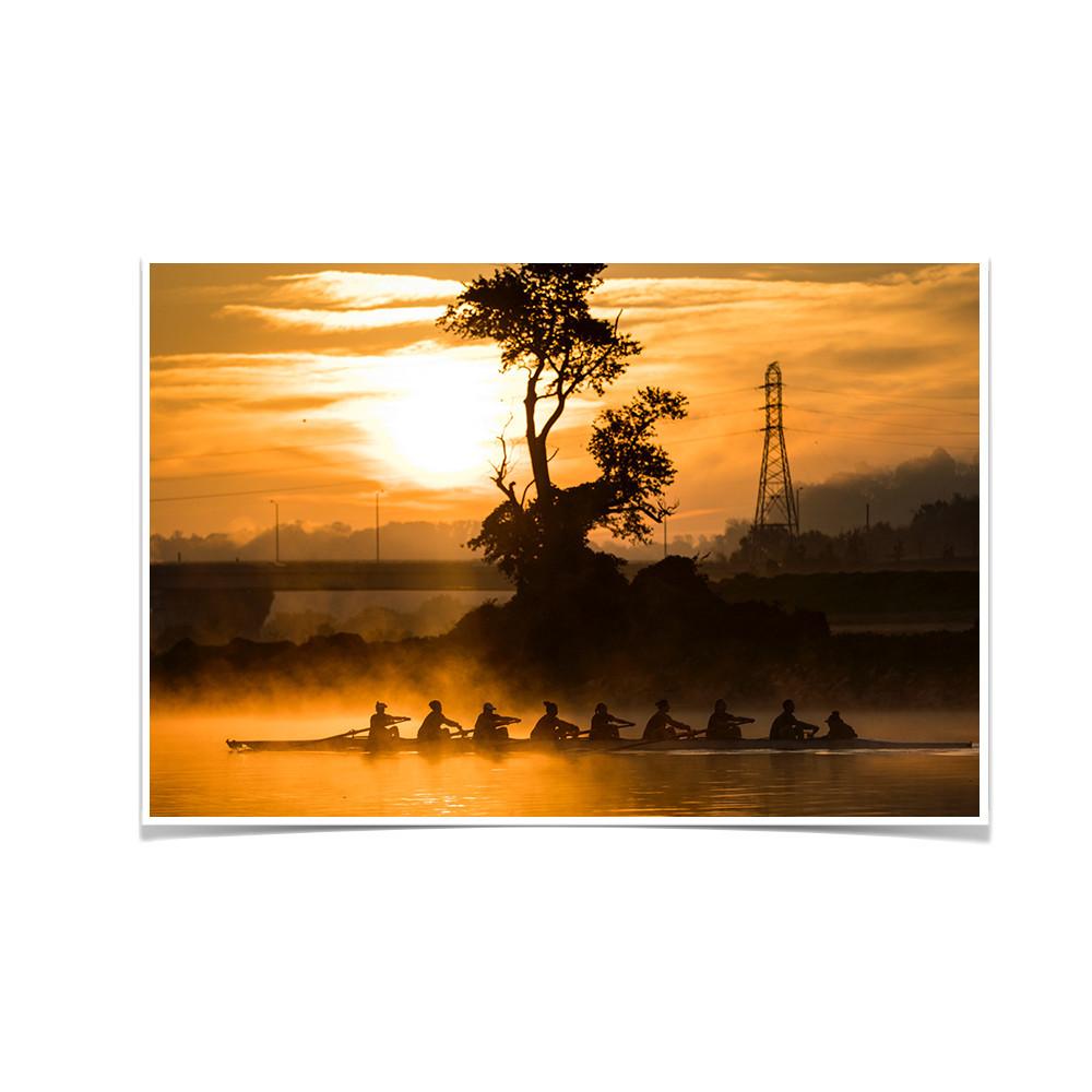 Tennessee Volunteers - Sunrise Row - College Wall Art #Canvas